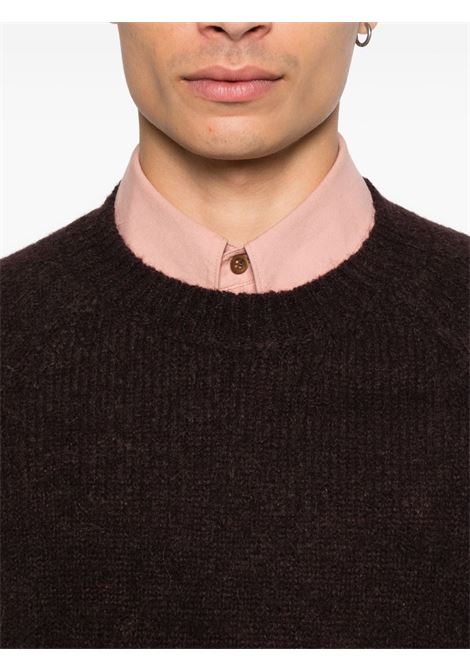 maglione 03250 melbourne 2709 m.k. uomo marrone scuro DRIES VAN NOTEN | 252-021223-2709704